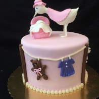 BabyShowerStorkCake