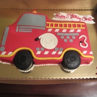 Firetruck Cake