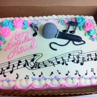 Musical Note Cake